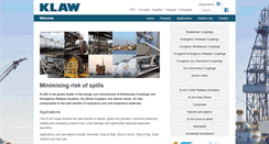 Desktop Screenshot of klawproducts.com